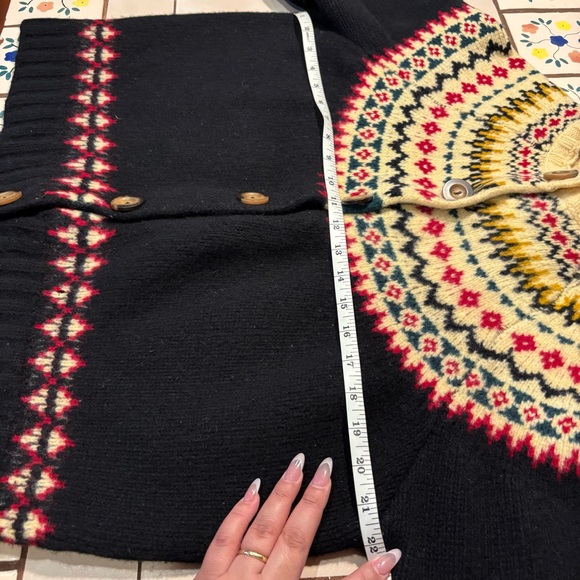 SHRUNKEN - AMBLE CARDIGAN SWEATER -- OSLO FAIR ISLE - Picture 8 of 12